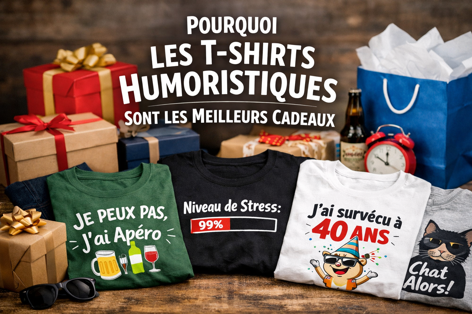 Pourquoi les T-shirts humoristiques sont les meilleurs cadeaux