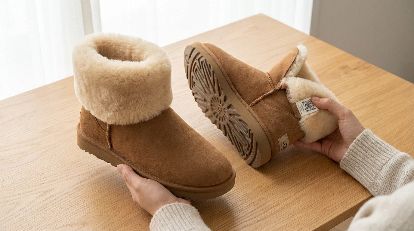 personne qui cherche à savoir si ses ugg sont fausses