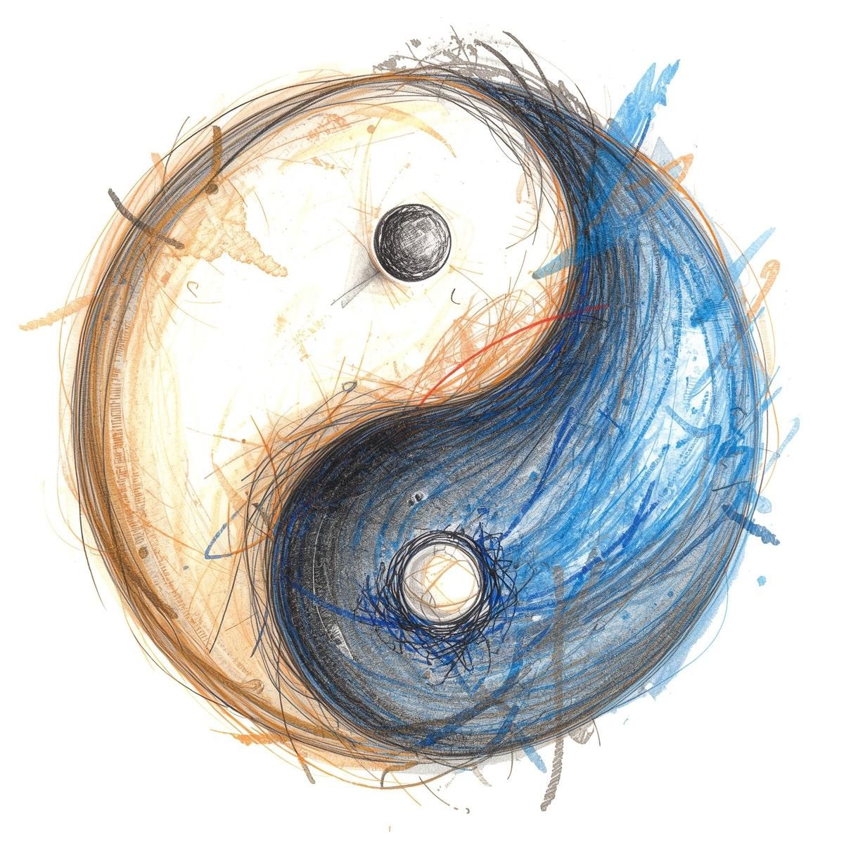 représentation du ying et du yang