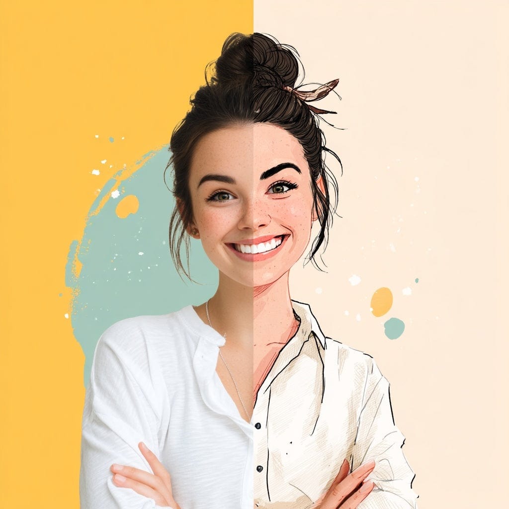 photo transformé en illustration