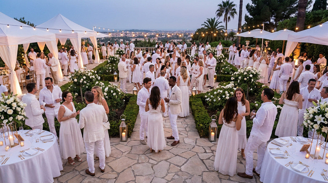 organisation d'une soirée blanche
