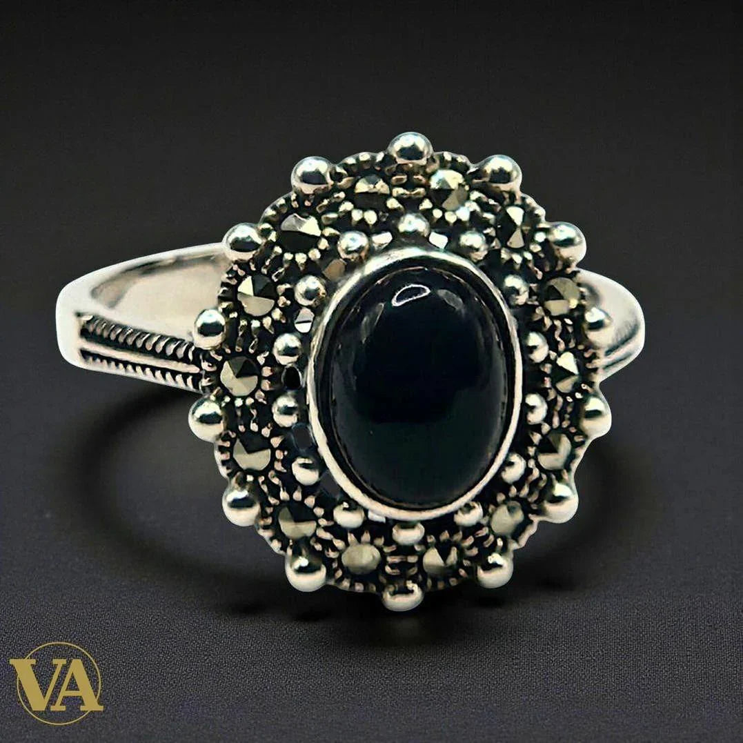 Bijoux Onyx Noir Argent 925 : Élégance Intemporelle pour Femme et Homme