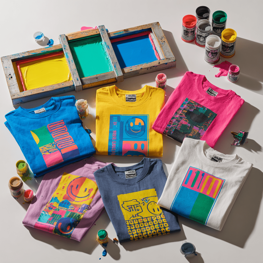 t-shirts sérigraphiés