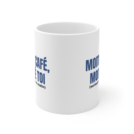 Mug couple Moitié café, moitié toi