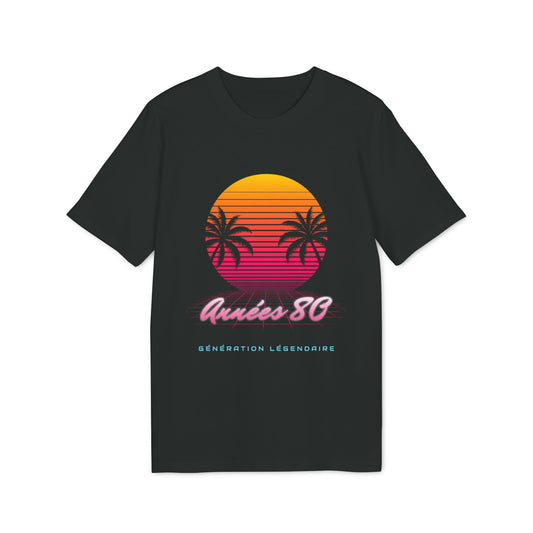 T-shirt années 80 – Sunset Génération légendaire