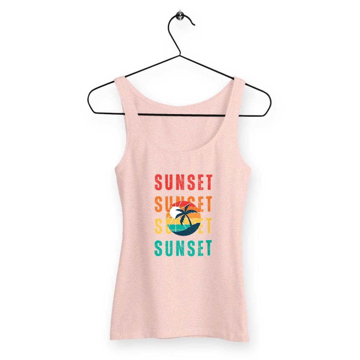 Débardeur Femme Cintré Estival | Coucher de Soleil