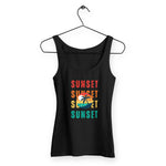 Débardeur Femme Cintré Estival | Coucher de Soleil - Vignette | Mon T-shirt Personnalisé