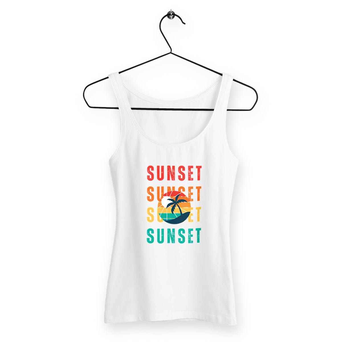 Débardeur Femme Cintré Estival | Coucher de Soleil