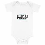 Body bébé rigolo – Chef de projet nuits blanches - Vignette | Mon T-shirt Personnalisé