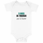 Body bébé naissance – 9 mois de travaux - Vignette | Mon T-shirt Personnalisé