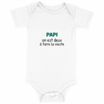 Body bébé papi – On est deux à faire la sieste - Vignette | Mon T-shirt Personnalisé