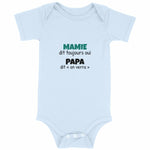 Body bébé mamie – Mamie dit toujours oui - Vignette | Mon T-shirt Personnalisé
