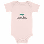 Body bébé papi – On est deux à faire la sieste - Vignette | Mon T-shirt Personnalisé
