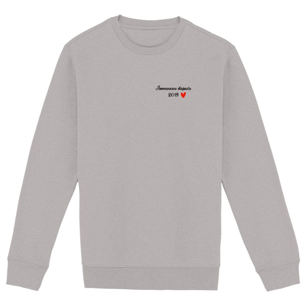 Sweat couple personnalisé – Amoureux depuis + année