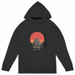 Sweat Japonais Samouraï Chat – Oversize Streetwear - Vignette | Mon T-shirt Personnalisé