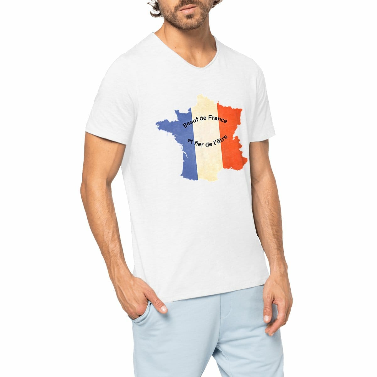 T-Shirt Beauf de France et Fier de L'être