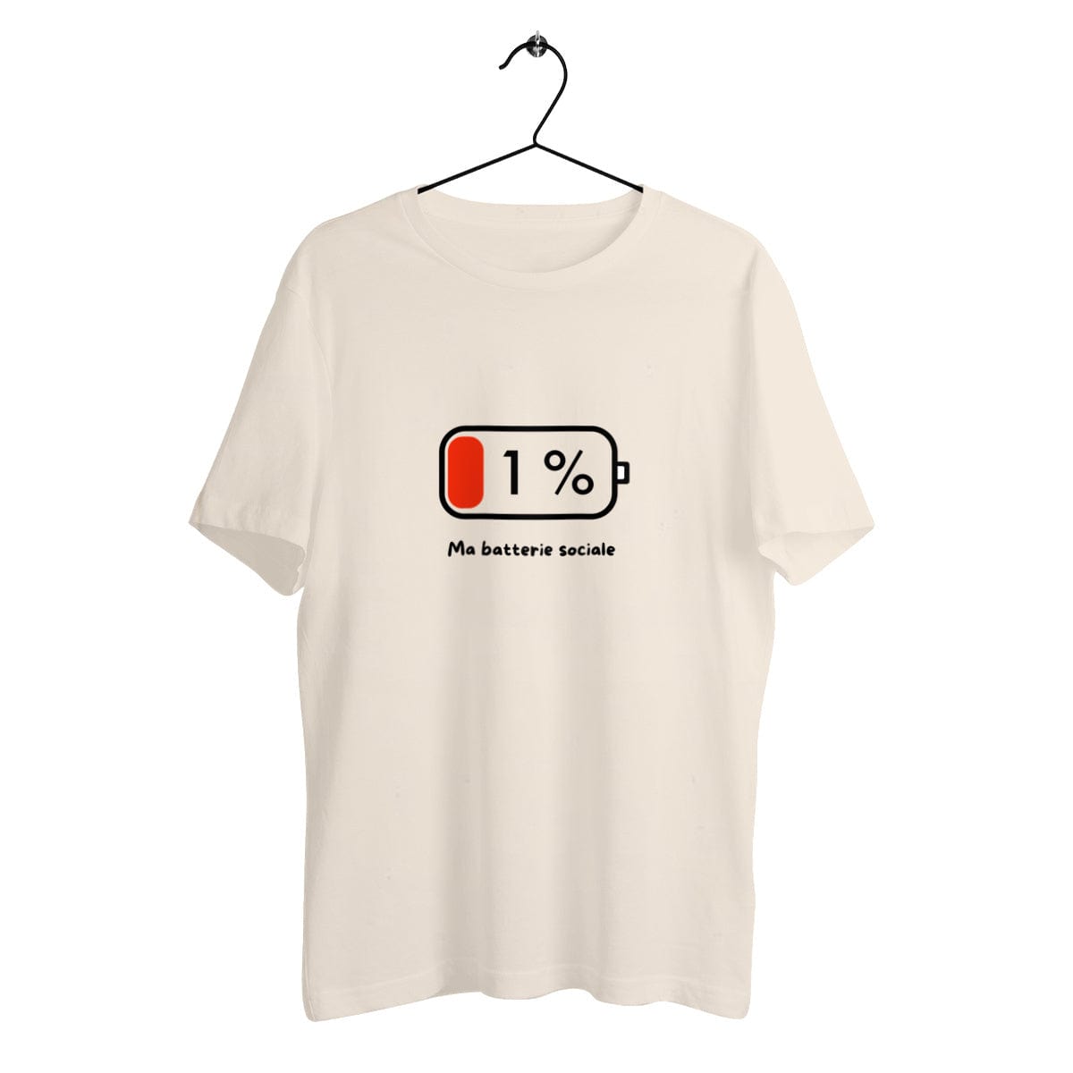 T-shirt épais - Batterie Sociale Faible