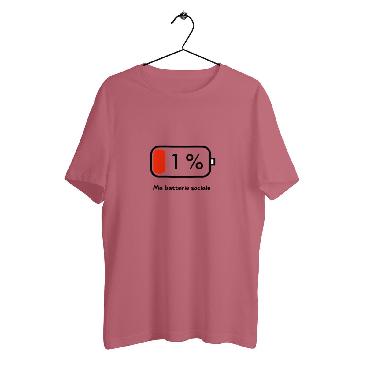 T-shirt épais - Batterie Sociale Faible