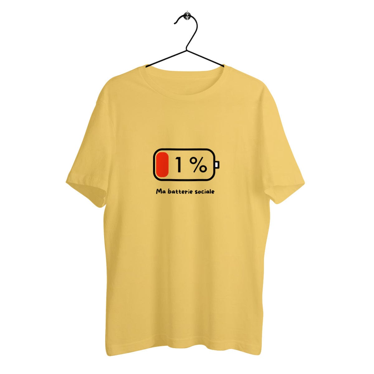 T-shirt épais - Batterie Sociale Faible