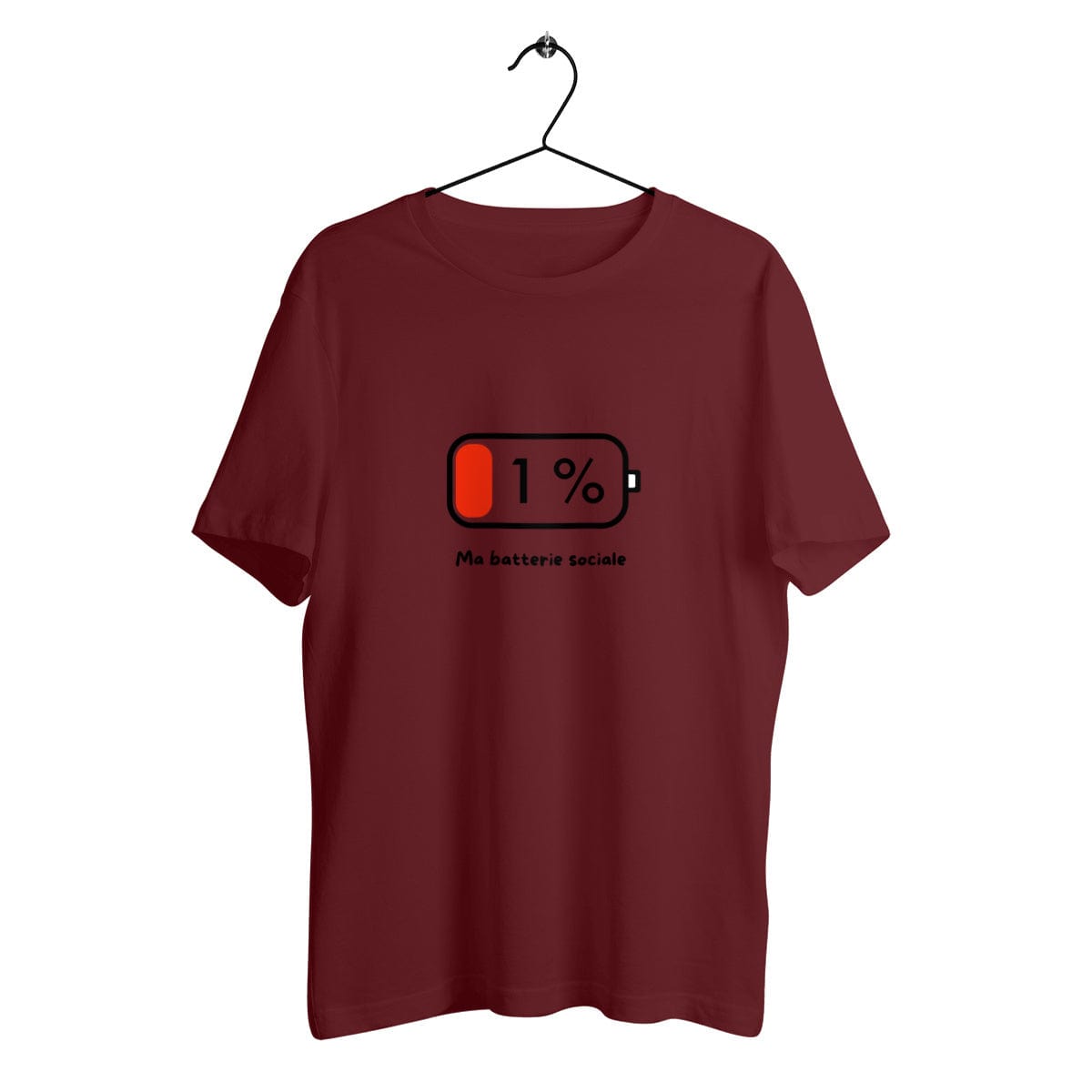T-shirt épais - Batterie Sociale Faible