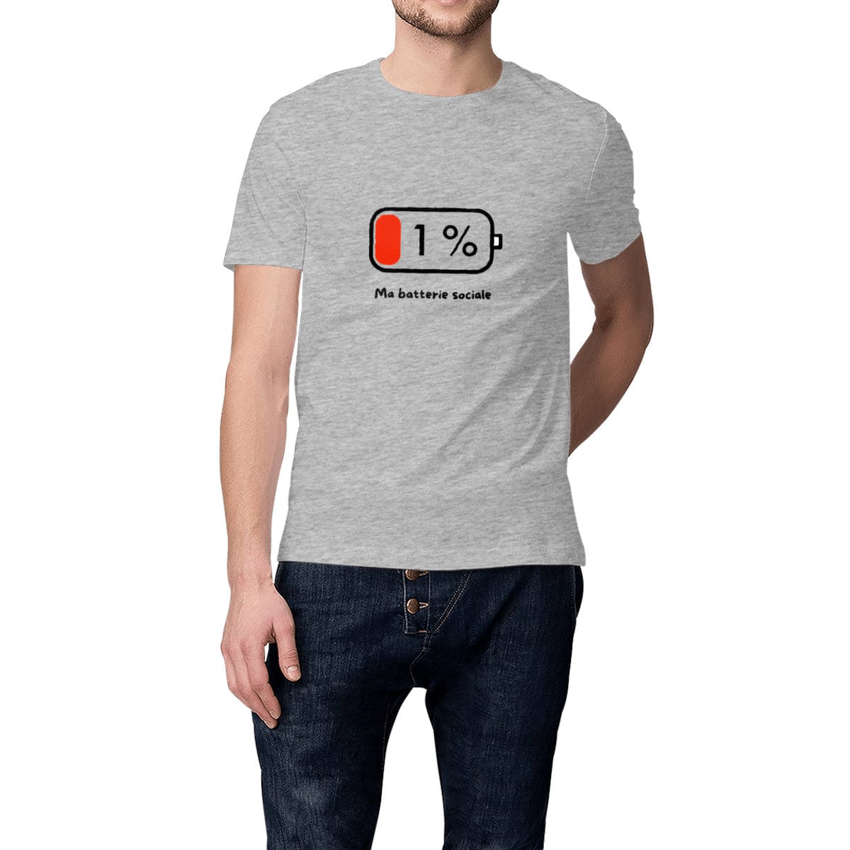 T-shirt épais - Batterie Sociale Faible