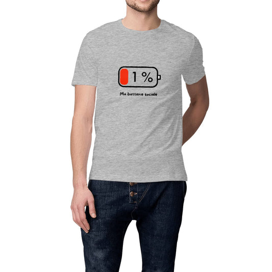 T-shirt épais - Batterie Sociale Faible