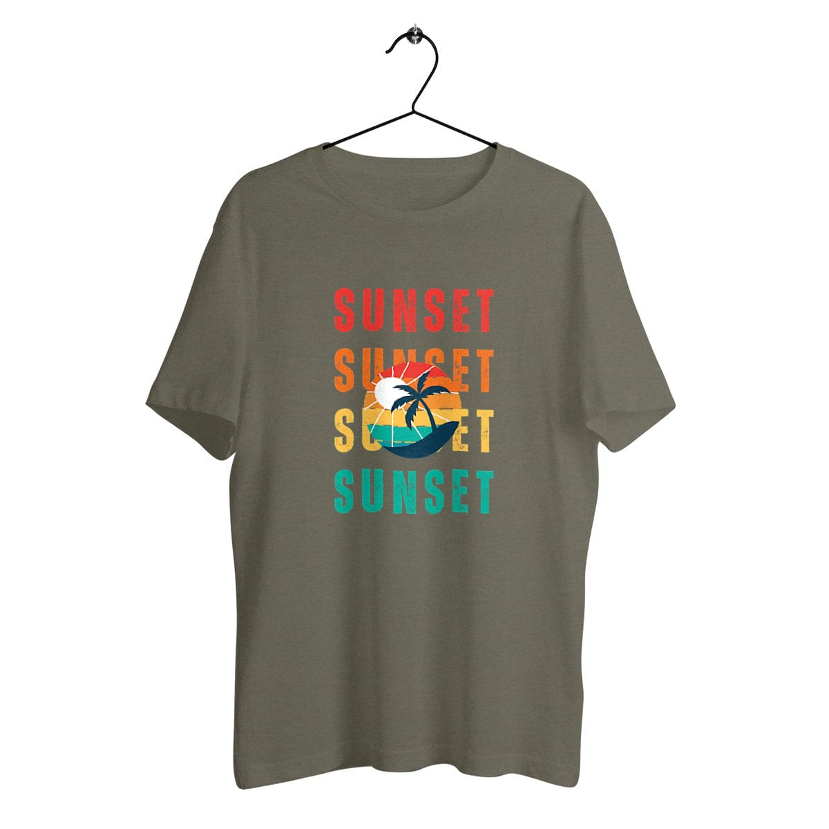 T-shirt léger été : un coucher de soleil avec style
