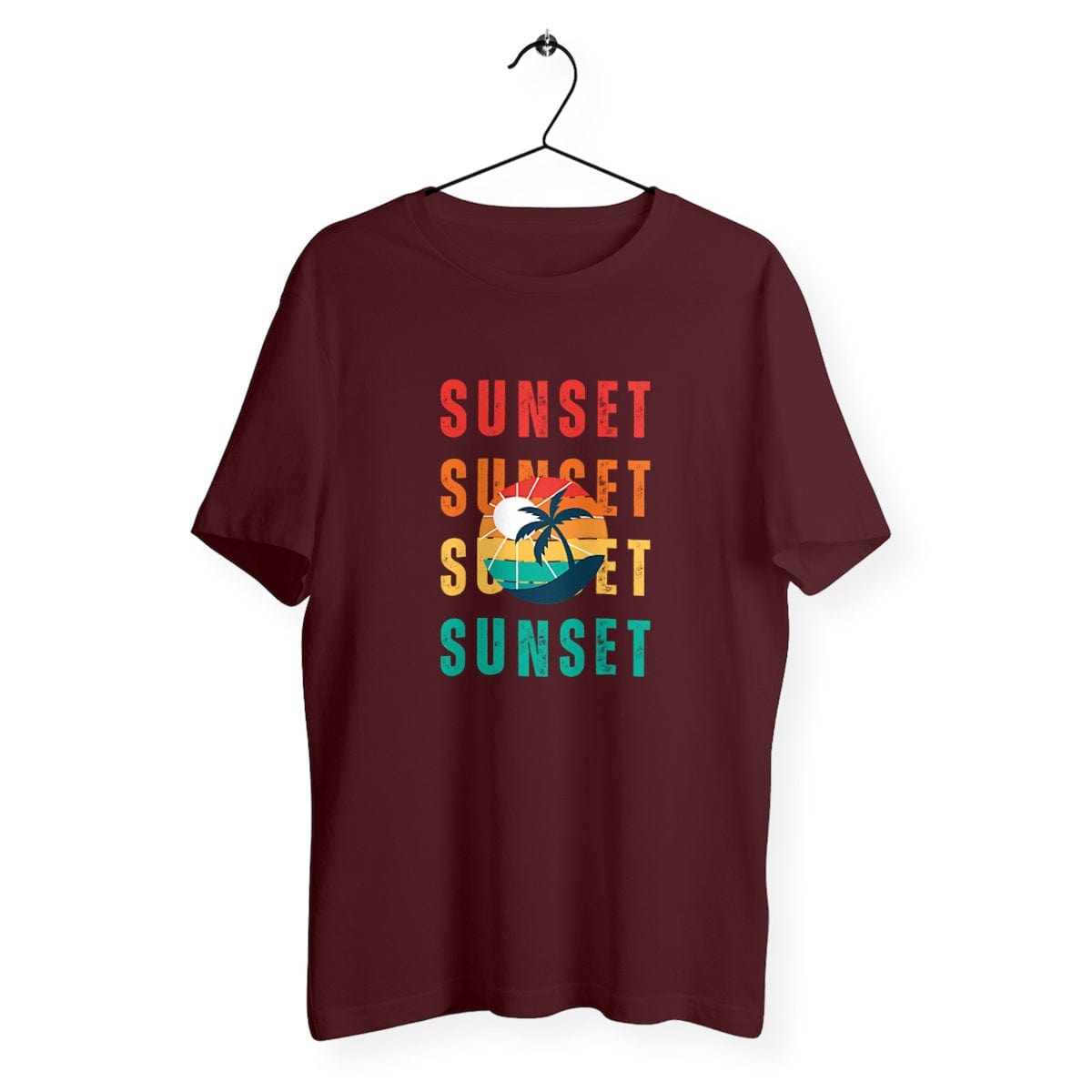 T-shirt léger été : un coucher de soleil avec style