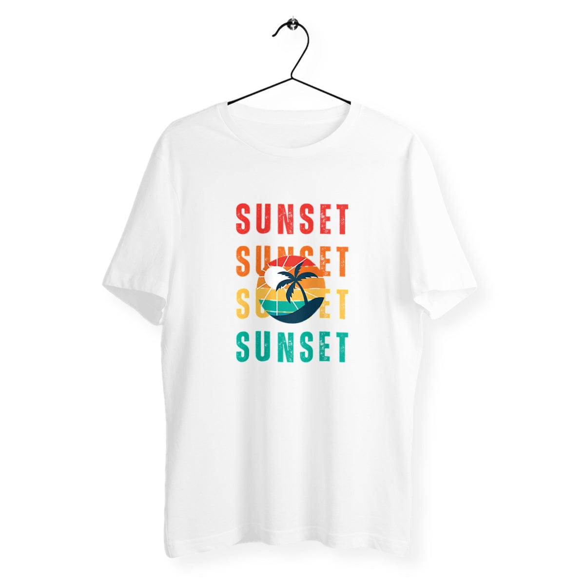 T-shirt léger été : un coucher de soleil avec style