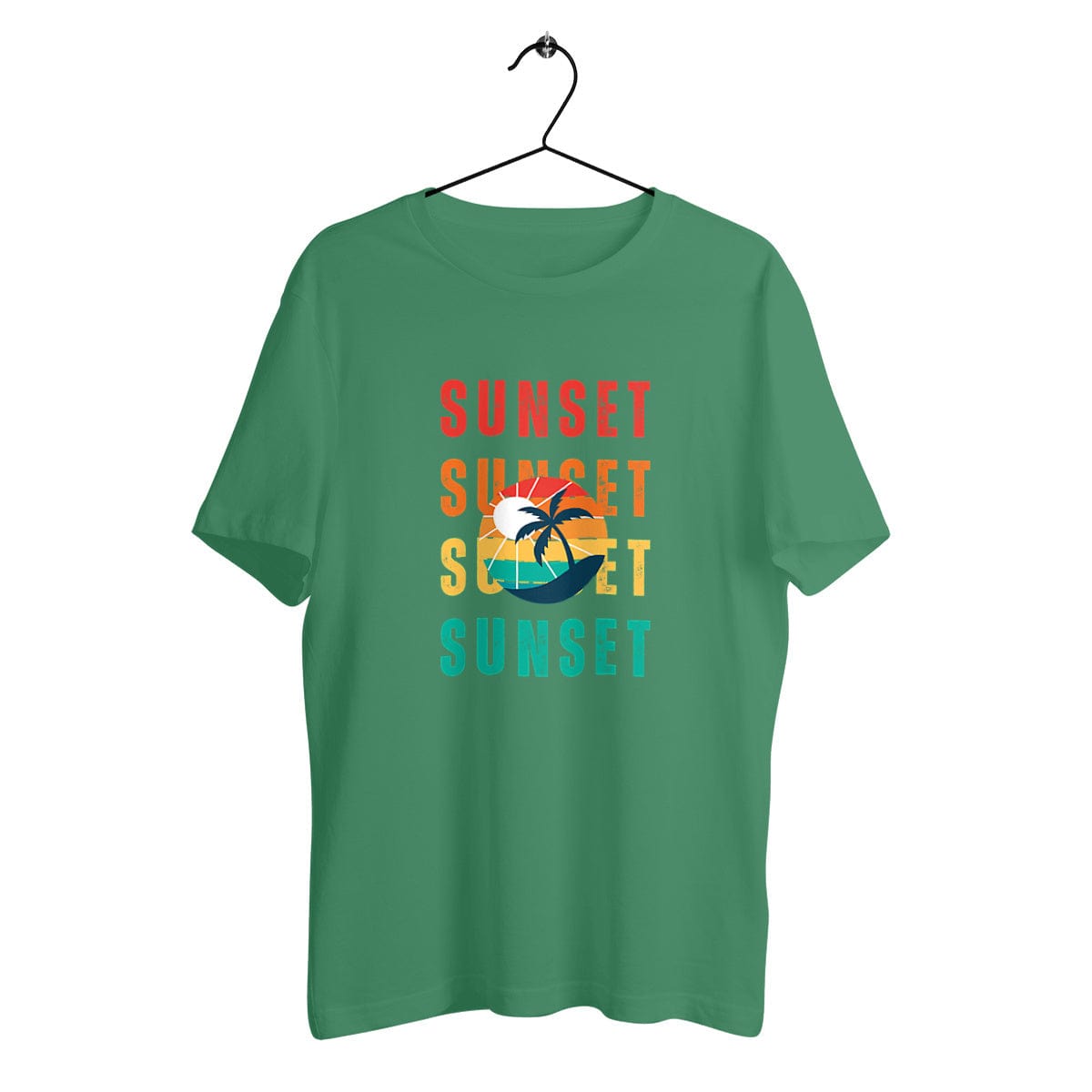 T-shirt léger été : un coucher de soleil avec style