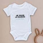 Body bébé humoristique – Je suis la raison de leurs cernes - Vignette | Mon T-shirt Personnalisé
